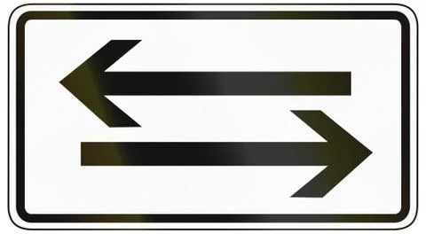 Opposing Arrows 스톡 일러스트