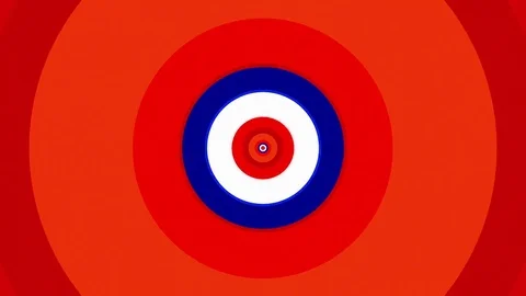 Opposing Targets Loop Stock Footage 79813921