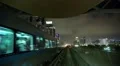 Opposing train. Metro in Dubai, United Arab Emirates HD Footage