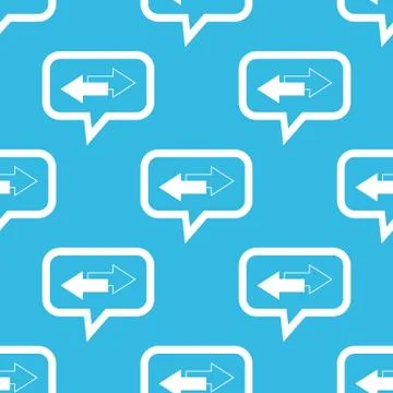 Opposite arrows message pattern Stock Illustration