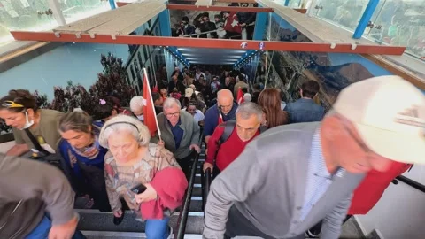 Opposition figure Mayor Ekrem Imamoglu's arrest has sparked the country's  Stock Footage 305679072