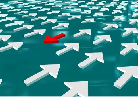 Opposition Stock Illustration