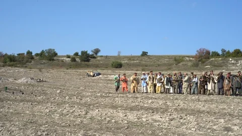 Opposition rebel group Stock Footage 95457500