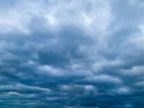 The oppressive cloudy sky Stock Photos