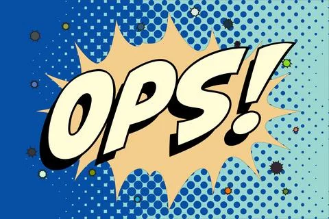 Ops Abstract cartoon frame vector background. pattern halftone イラスト素材
