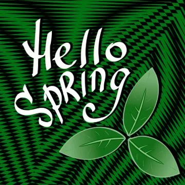 Opt art Vector texture. Hello spring.Eps10 Stock Illustration