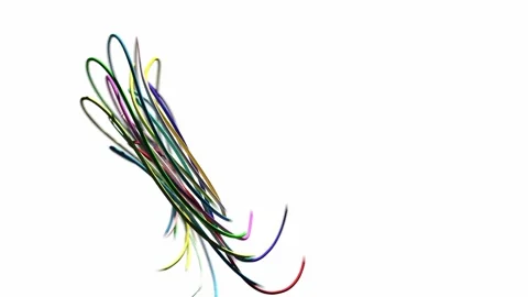 Optic cable wire Stock Footage 266114305