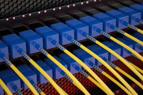 Optic cables. Stock Illustration