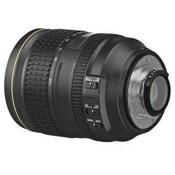 Optic camera SLR lens Stock Illustration