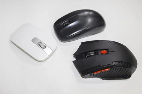 Optic computer mouse controls tools Foto stock