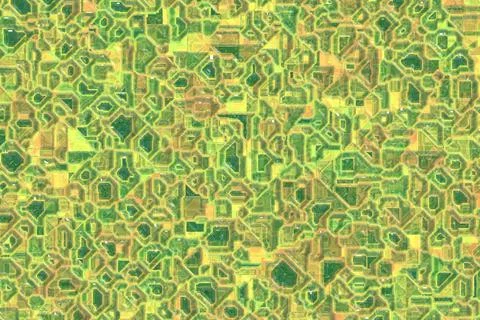 Optic wire crystal pattern computer graphic background illustration Illustrazione stock