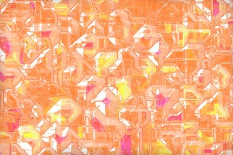 Optic wire crystal pattern digital drawn texture illustration Stock Illustration