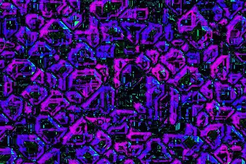 Optic wire crystalline pattern digital graphic background Stock Illustration