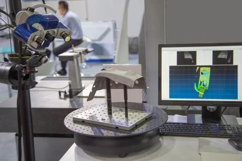 Optical 3D scanner Foto stock