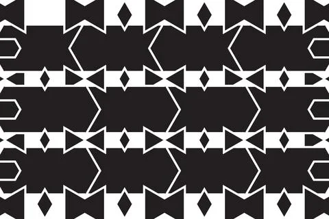Optical Abstract Geometric Seamless Pattern Illustration Illustrazione stock