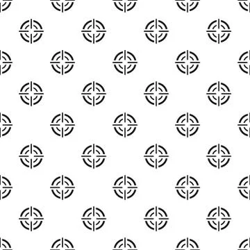 Optical aim sight pattern seamless Illustrazione stock