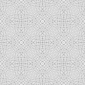 Optical art abstract seamless pattern. Stock Illustration