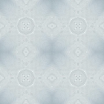Optical art abstract seamless pattern. Stock Illustration