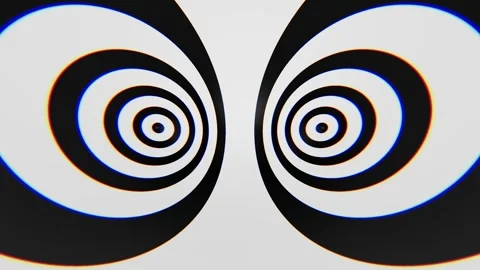 Optical art hypnotic background loop animated Stock Footage 330403735
