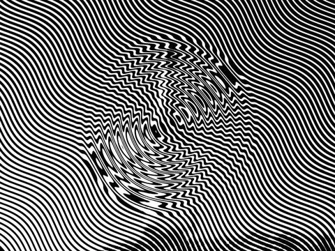  Optical art. Optical illusion background. Modern geometric background. De... Stock Photos