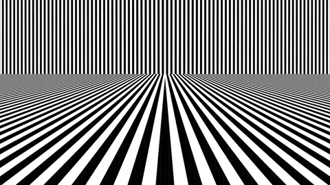 Optical black and white stripes 3d background moving loop 動画素材 339201306