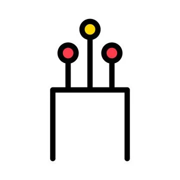 Optical cable icon, technology information wire web network, digital internet Illustrazione stock
