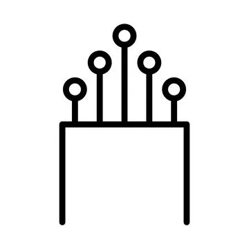 Optical cable icon, technology information wire web network, digital internet Stock Illustration