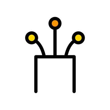Optical cable icon, technology information wire web network, digital internet Illustrazione stock