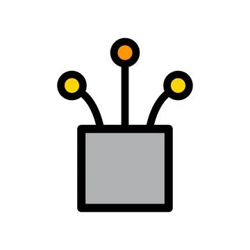 Optical cable icon, technology information wire web network, digital internet 스톡 일러스트