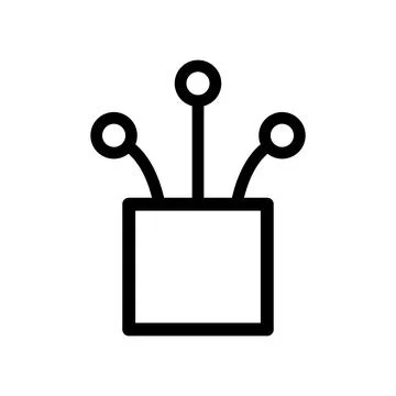 Optical cable icon, technology information wire web network, digital internet Stock Illustration