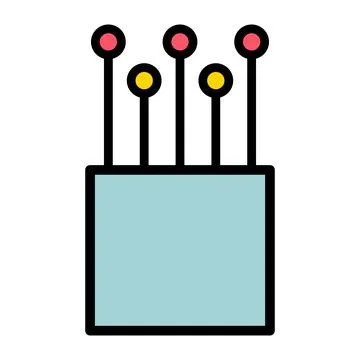 Optical cable icon, technology information wire web network, digital internet 스톡 일러스트