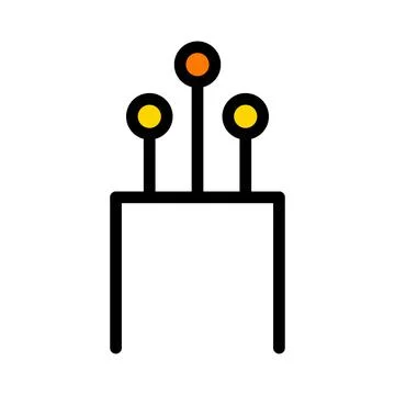 Optical cable icon, technology information wire web network, digital internet Stock Illustration