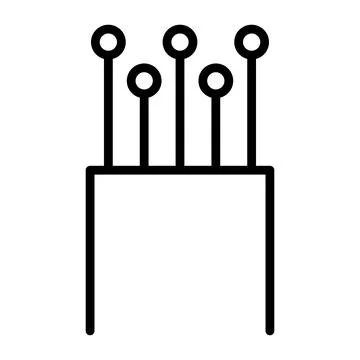 Optical cable icon, technology information wire web network, digital internet Stockillustratie
