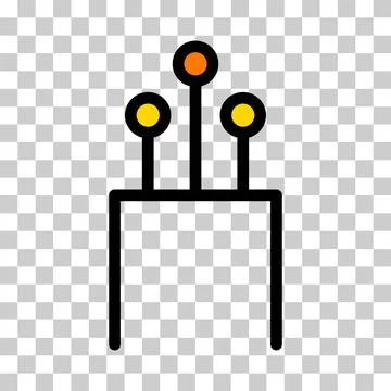 Optical cable icon, technology information wire web network, digital internet Illustrazione stock