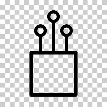 Optical cable icon, technology information wire web network, digital internet Illustrazione stock
