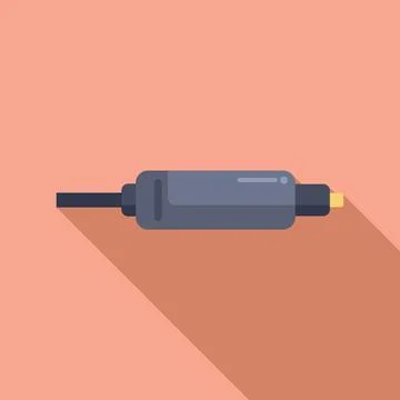 Optical cable transmitting digital data with speed and reliability Stock Illustration