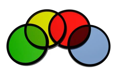 Optical color filters Stock Photos