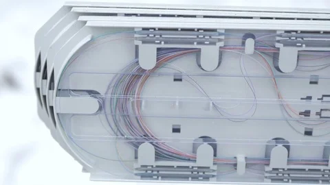 Optical coupling tray Stock Footage 73241969