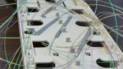 Optical coupling without cover Stock Photos