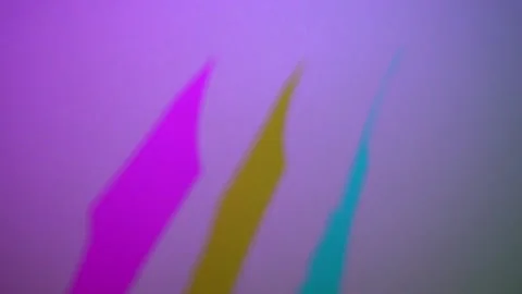Optical effect color decomposition. Physical science. CMYK colors Stock Footage 194799319