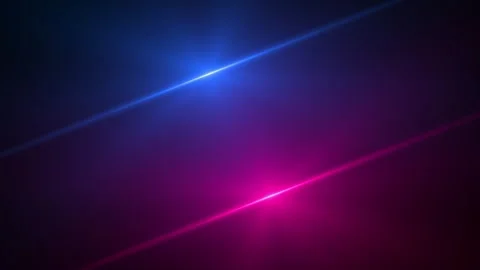 Optical effect of lens flare. Flickering light. The light of bright neon line Stock Footage 288316631