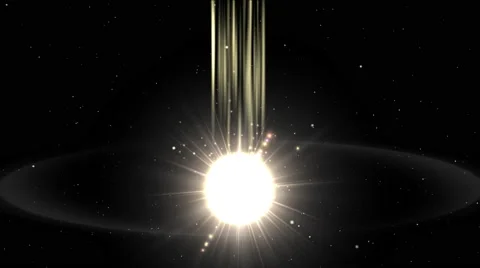 Optical effect in the space Stock Footage 63540498