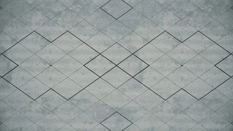 Optical effect of a symmetrical geometric pattern. 3d rendering loop animation Stock Footage 307388024