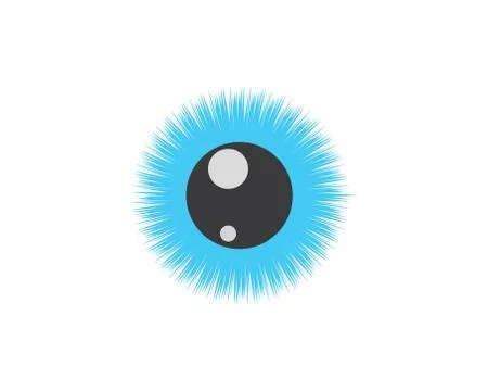 Optical eye icon Logo vector Template illustration Stock Illustration