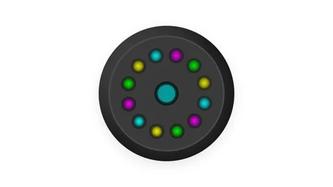 Optical Fiber Cable Cross Section with Glowing Neon Cores and Glossy Dark G.. Stock Footage 346611230