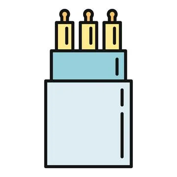 Optical fiber cable icon representing high speed communication Stock Illustration