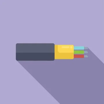 Optical fiber cable transmitting data through light pulses Stockillustratie