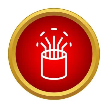 Optical fiber cable transmitting network data icon Stock Illustration