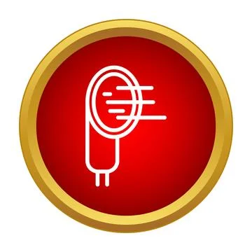 Optical fiber communication data transfer technology icon Illustrazione stock