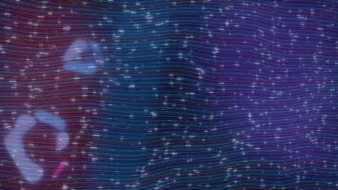Optical fiber flowing information network technology Stock Footage 340355448